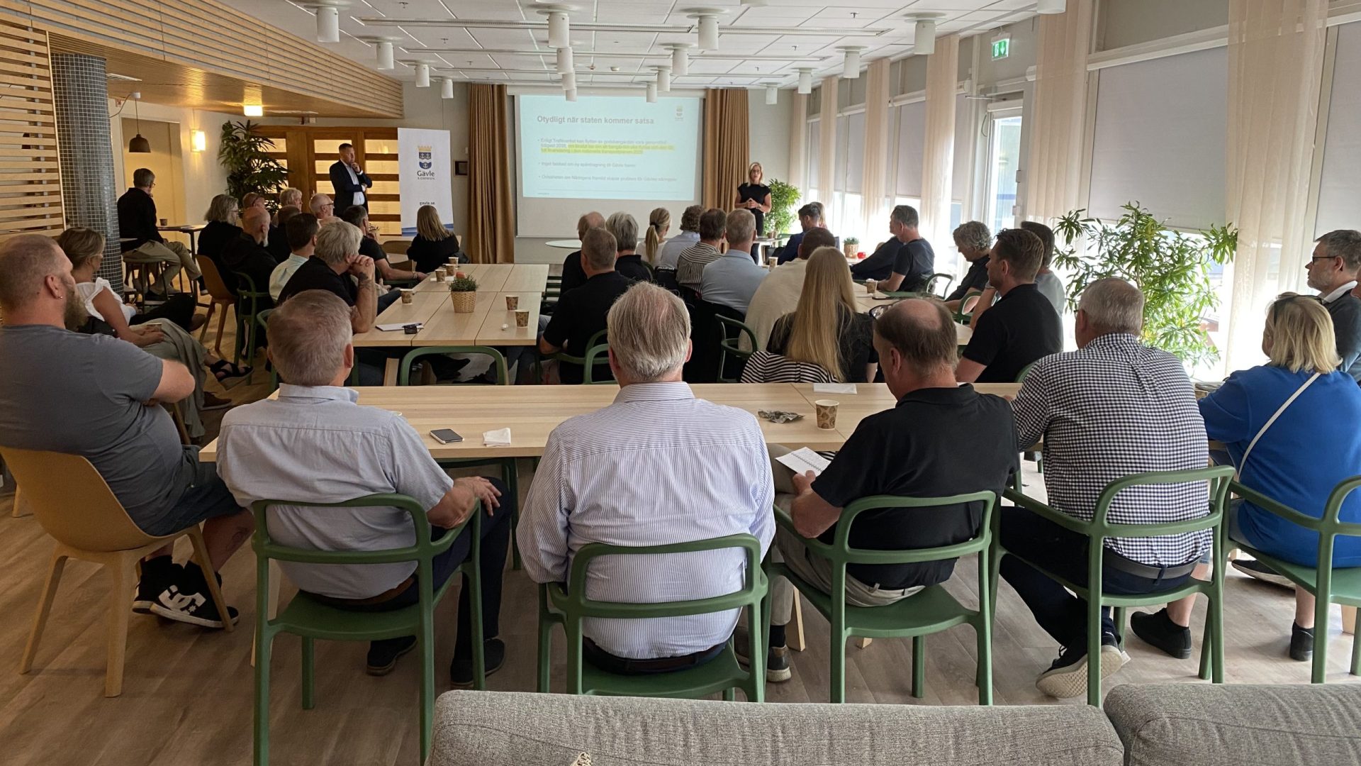 Dialogmöte mellan Gävle kommun och Näringens företagare.