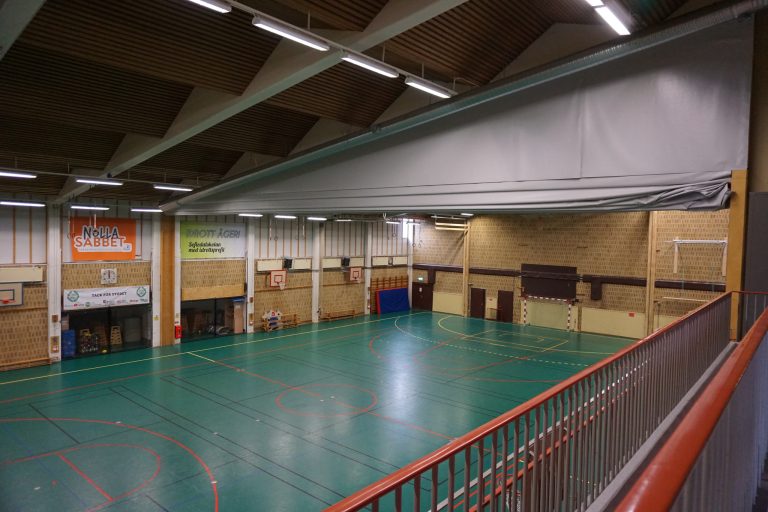 Valbo Sportcentrums idrottshall.