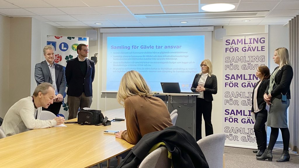 Pressträff gällande budget för 2024