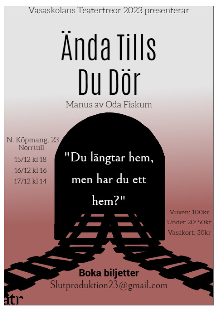 Affisch Ända Tills Du Dör