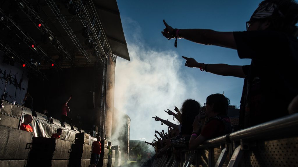 Publiken på Gefle Metal Festival