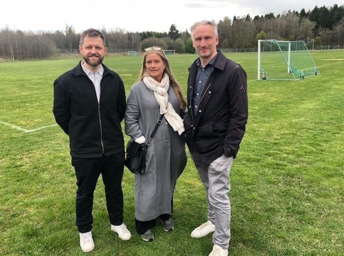 Niklas Gunnerstam, Helene Börjesson och Jörgen Edsvik.
