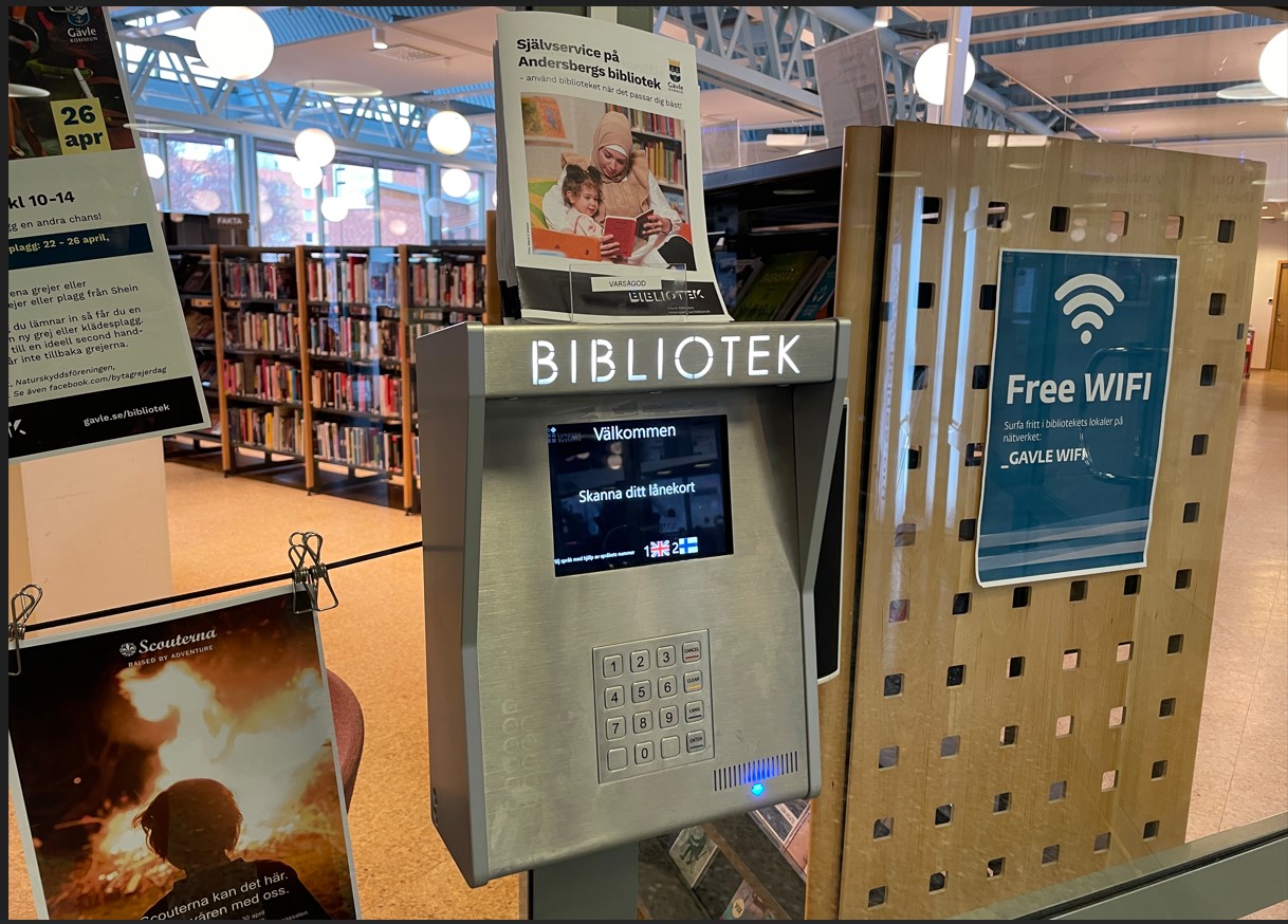 Självservice Andersbergs bibliotek