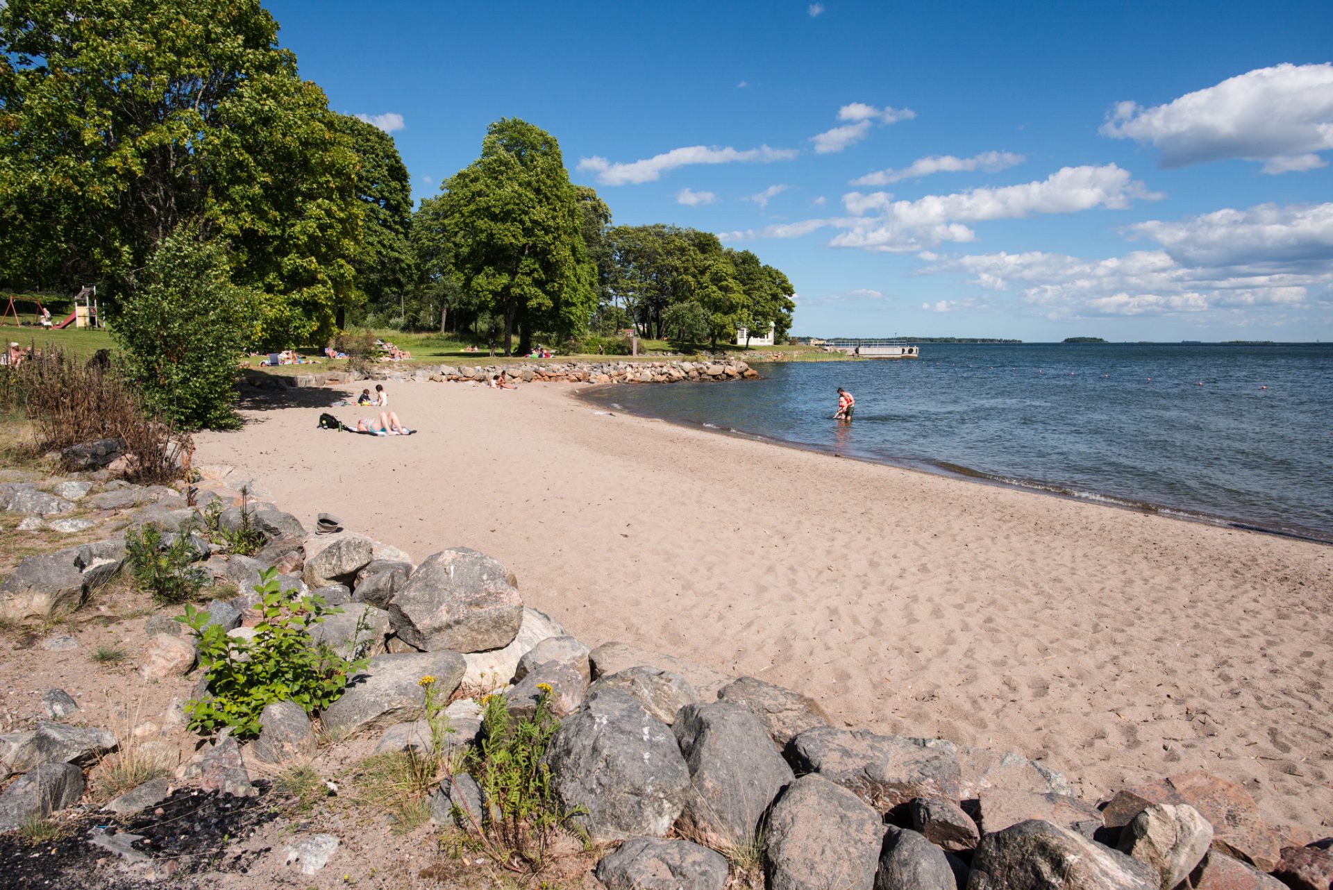 Strand vid ett hav