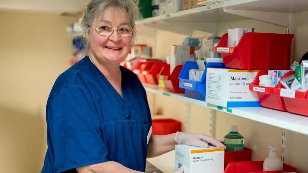 En medarbetare på sektor Välfärd