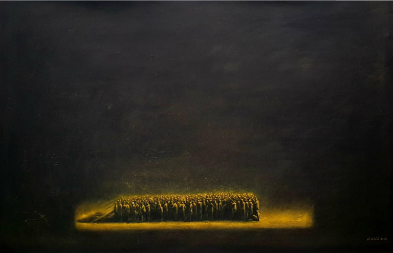 100× 150cm acrylic & oil on canvas 2023