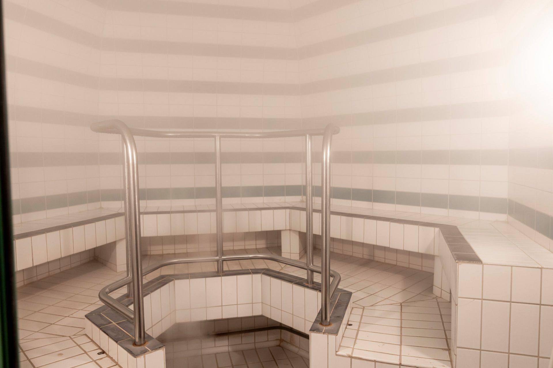 Ångbastu inne på relaxavdelningen