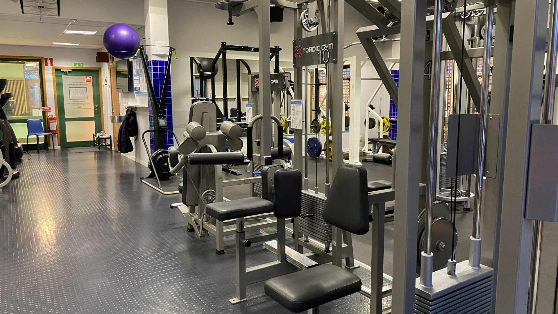 Gymmet på Fjärran Höjderbadet