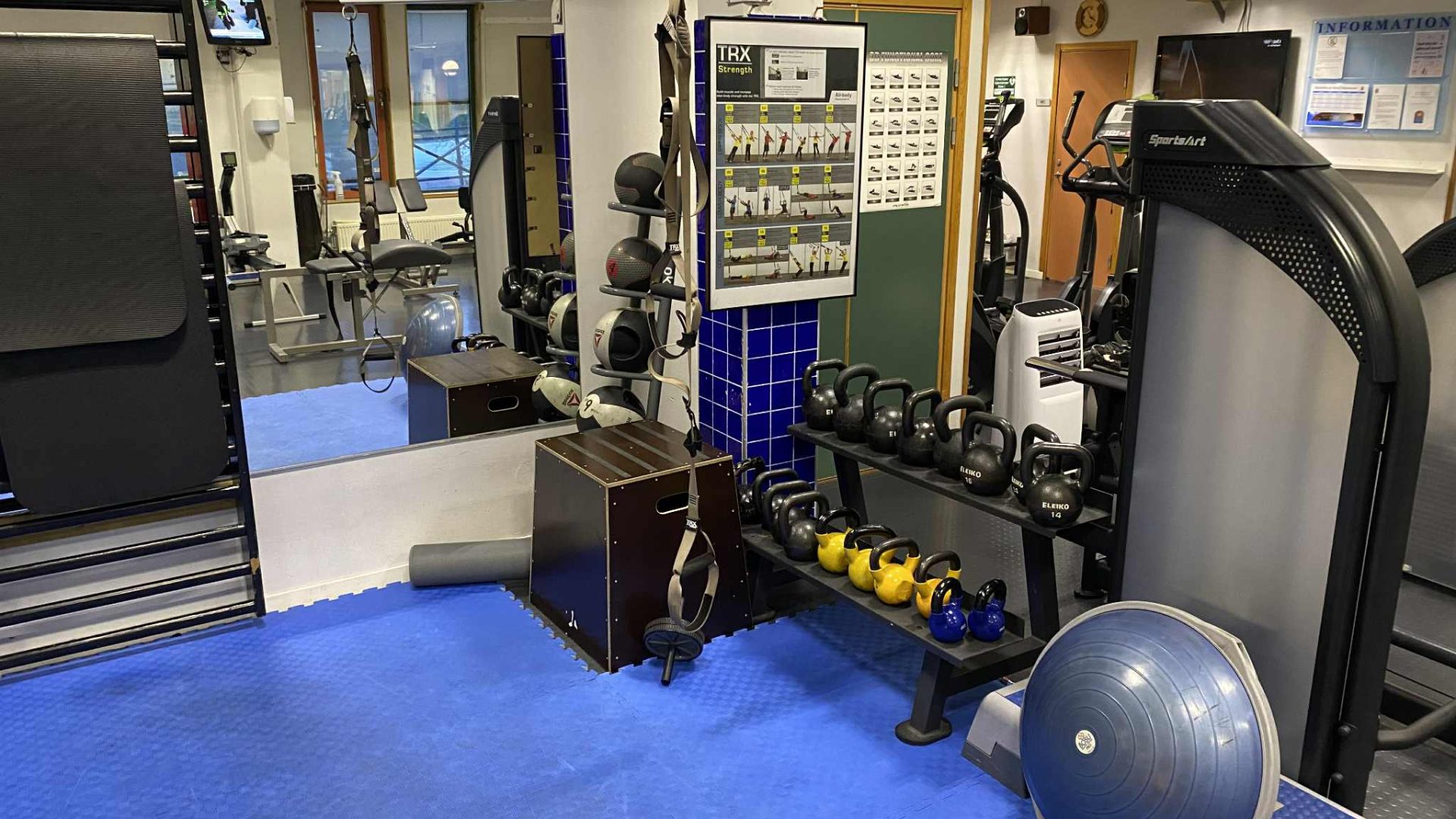 Gymmet på Fjärran Höjderbadet