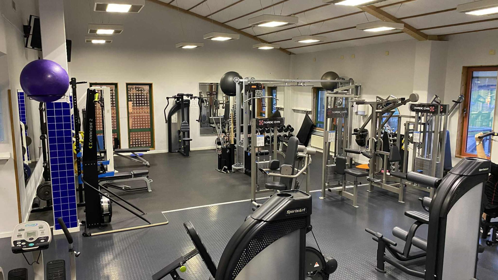 Gymmet på Fjärran Höjderbadet