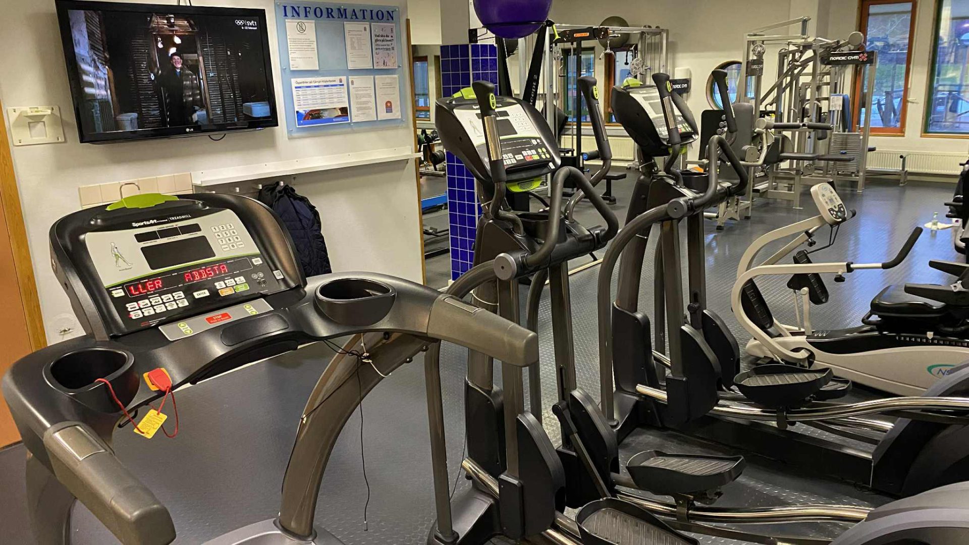 Gymmet på Fjärran Höjderbadet