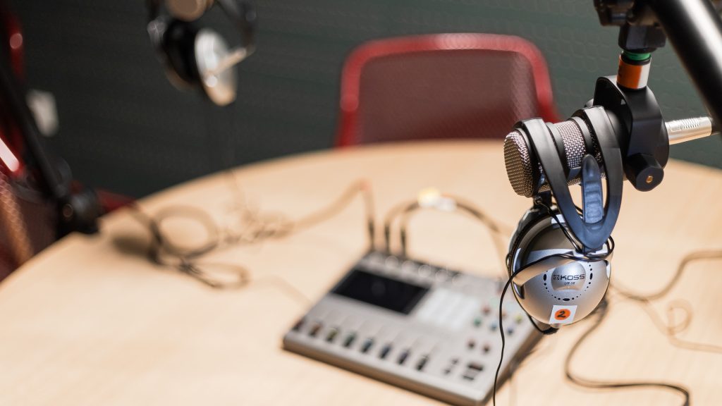 Poddstudion i Agnes kulturhus