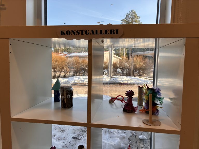 Konstgalleri på Lindbacka förskola