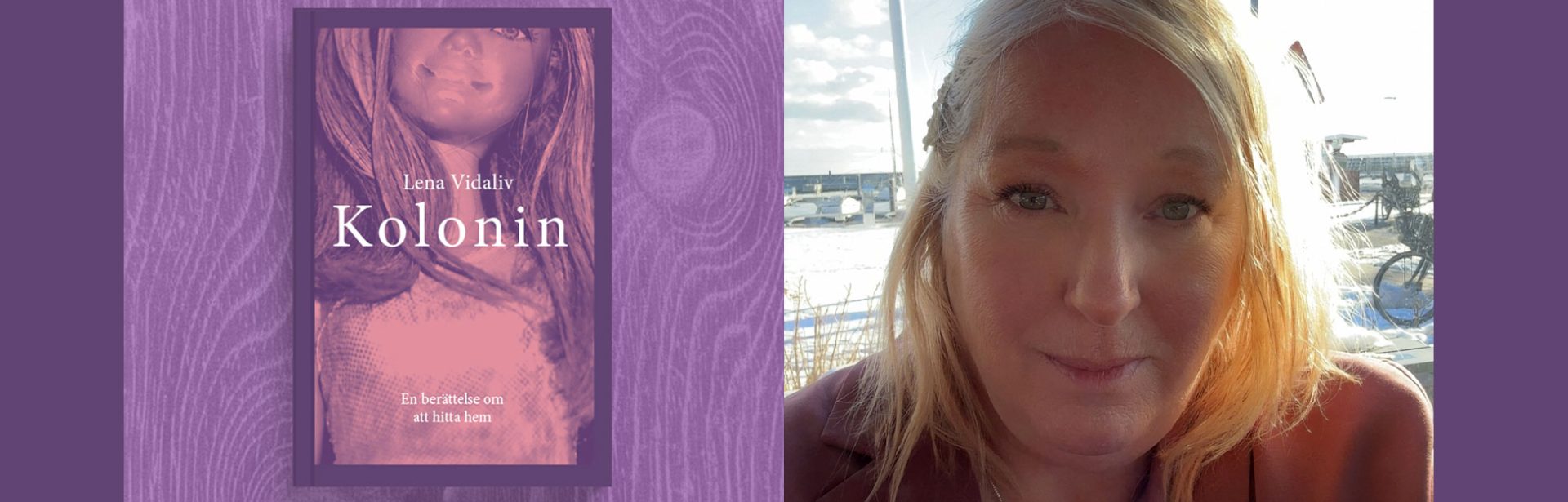 Bokomslag och porträtt