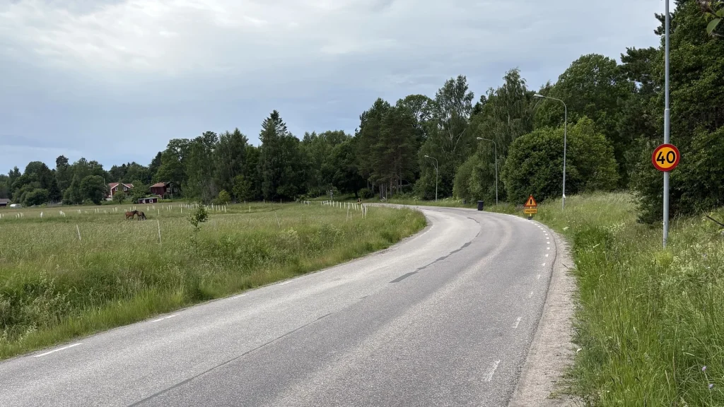 Bild på Norra Åbyggebyvägen