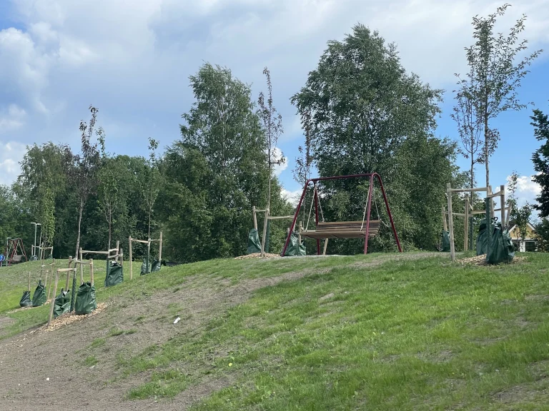 Bild från Solparken i Gävle.