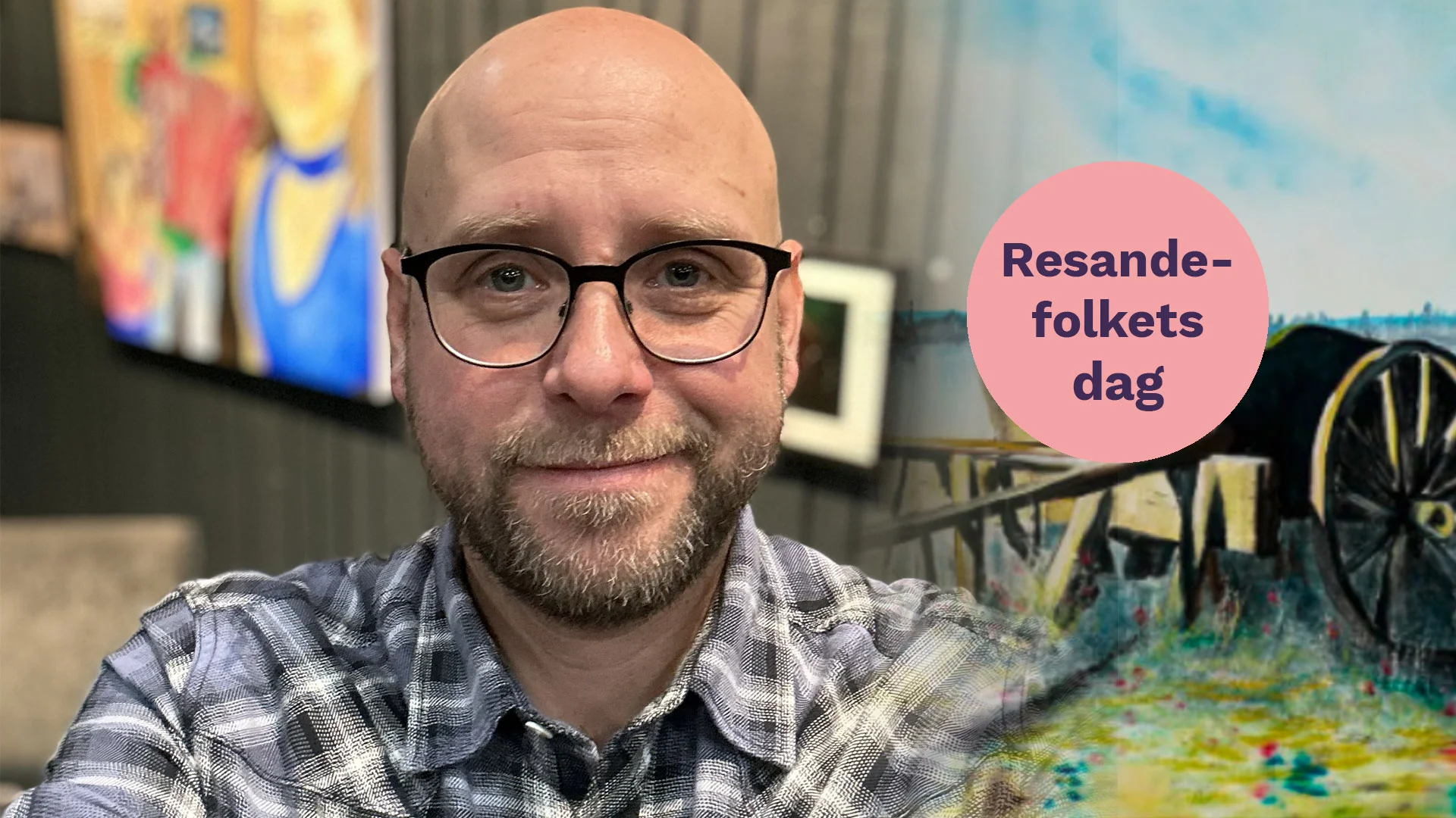 Ett porträtt på en man