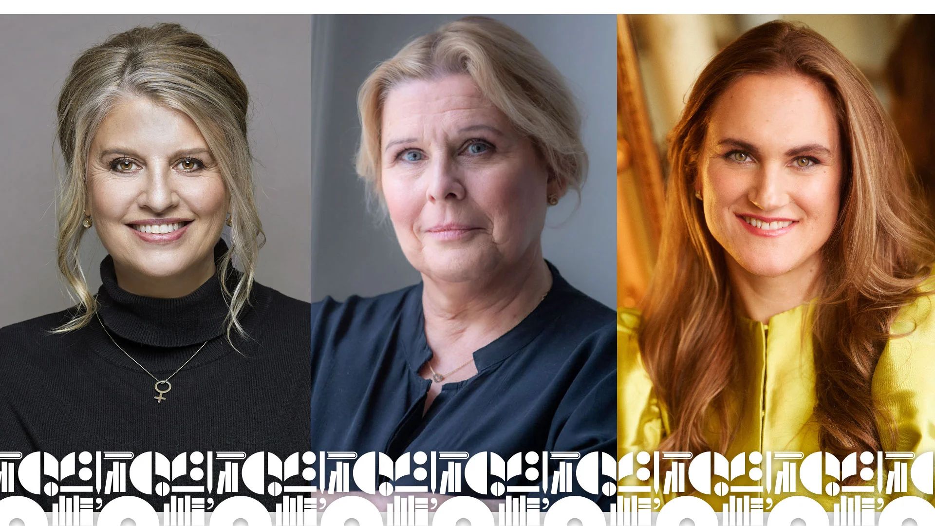 Tre medverkande författare