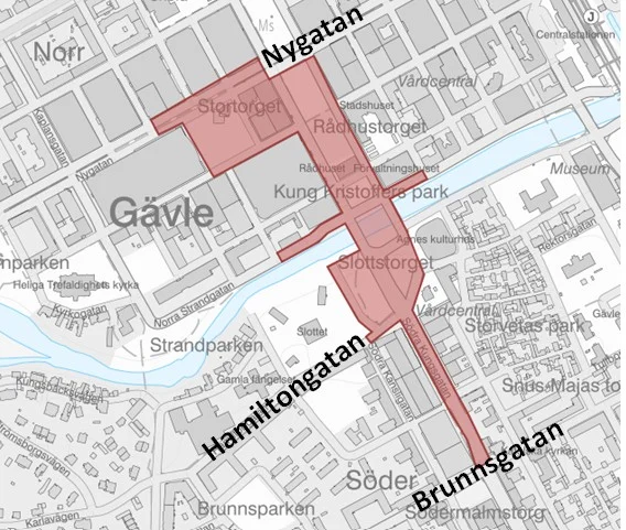 Karta trafikavstängning 2026