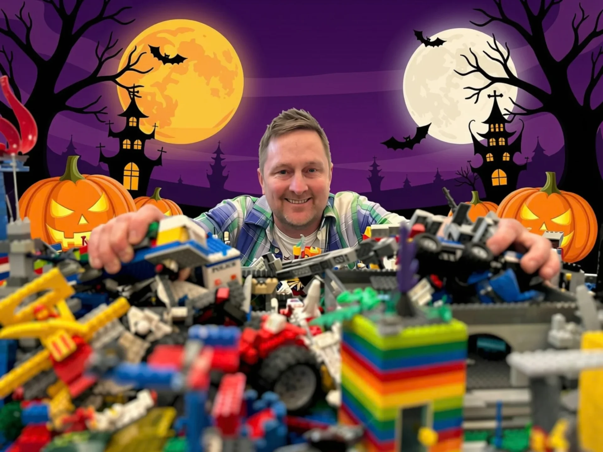 Lego och halloweentema