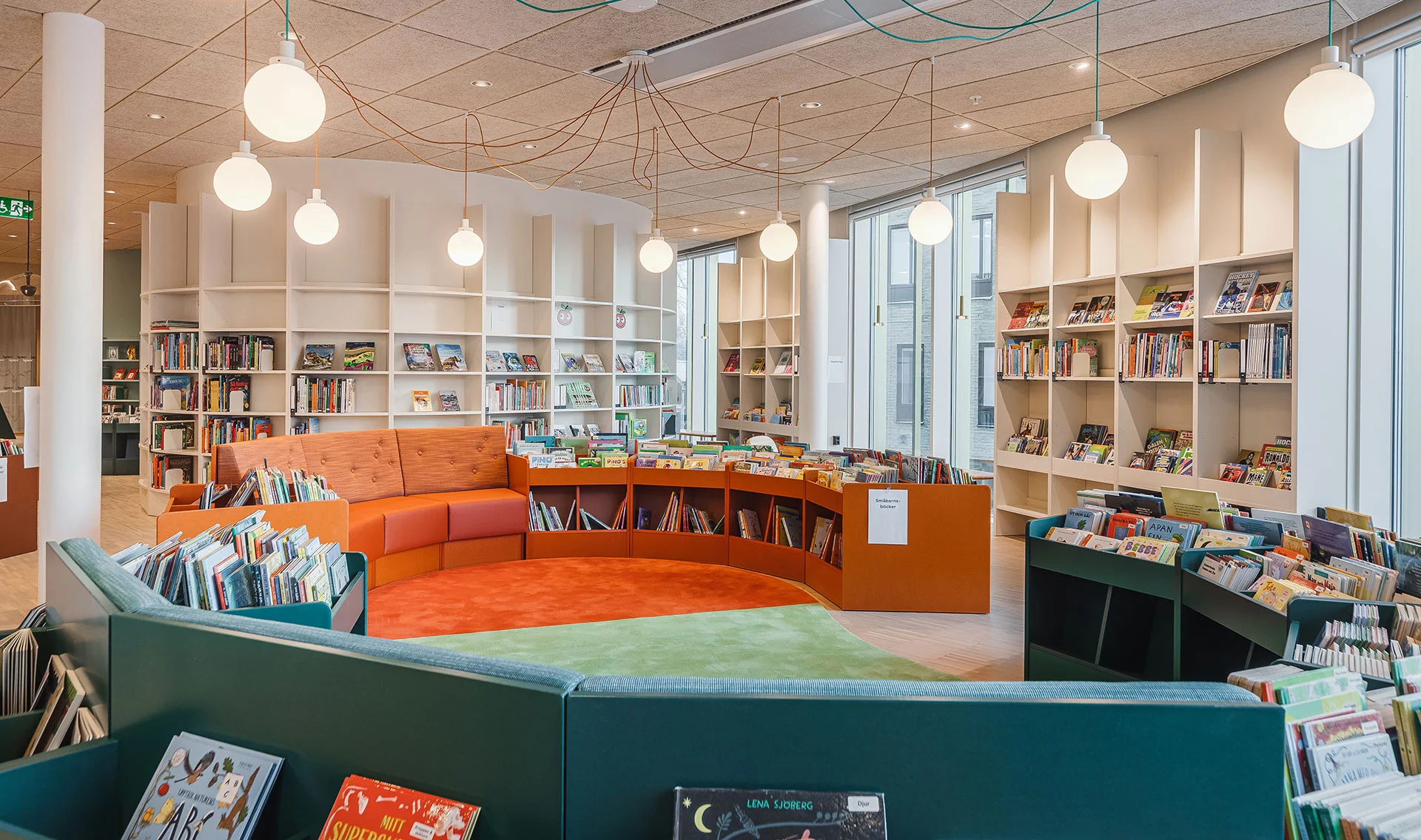 En del av barnavdelningen i Agnes Kulturhus