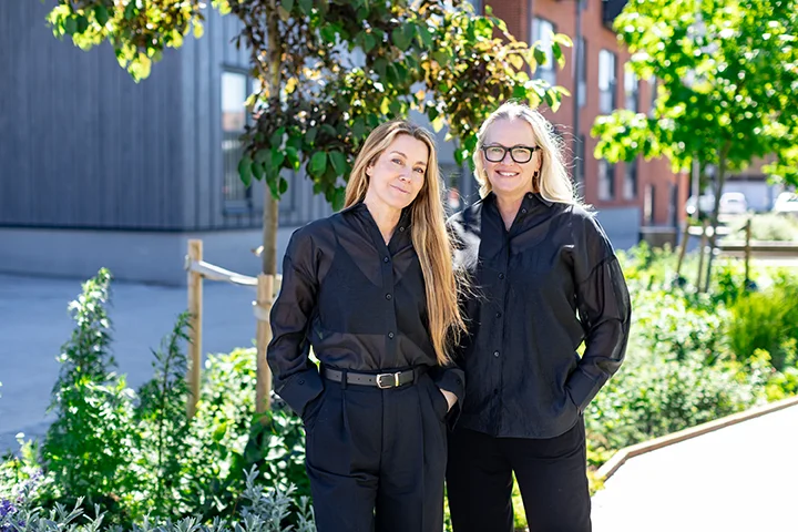 Maria Larsson och Helena Lantz.